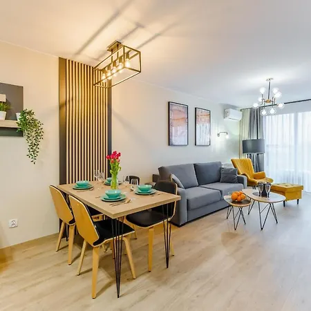 Perlowa Przystan Rent - Classic Gold & Silver Apartment